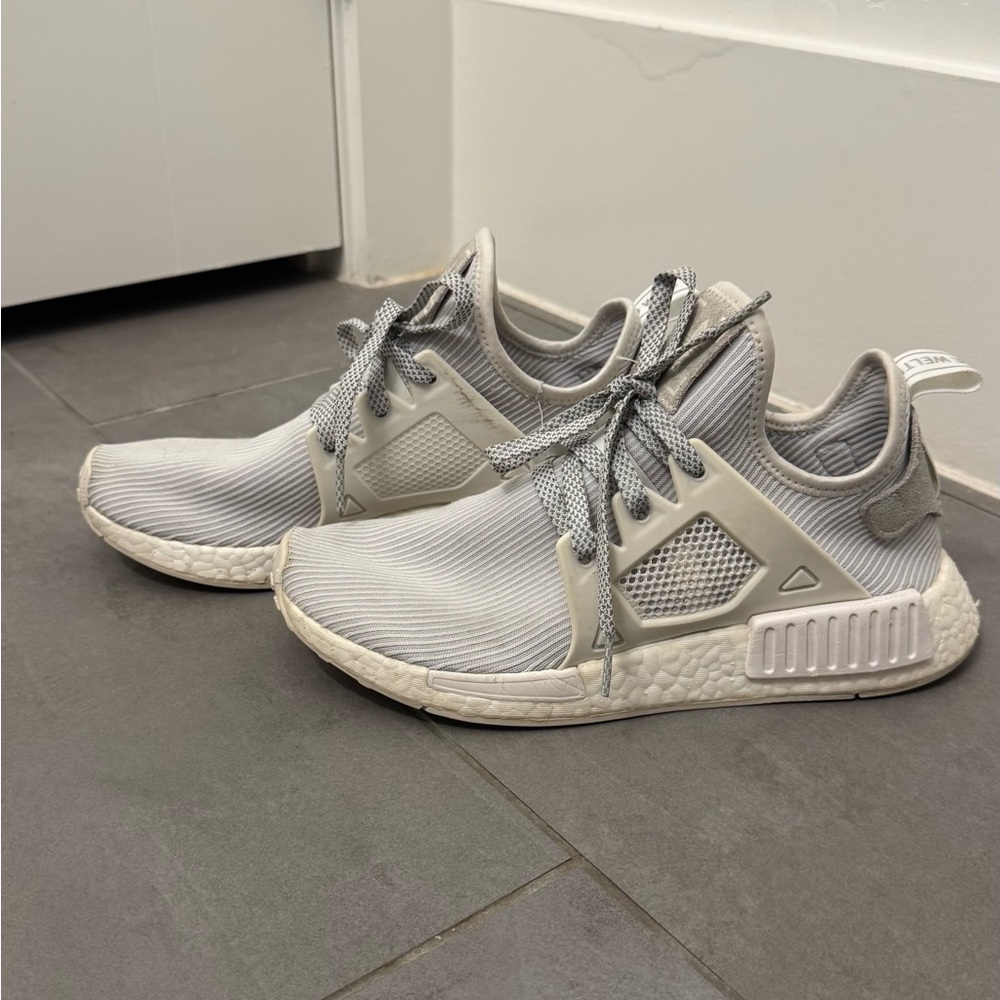 Adidas NMD R1 Light Gray Sneakers